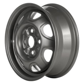 Factory Steel® - 7-Slot Silver 13x5 Steel Factory Wheel