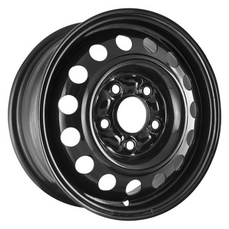 Factory Steel® - 15-Hole Black 14x5.5 Steel Factory Wheel