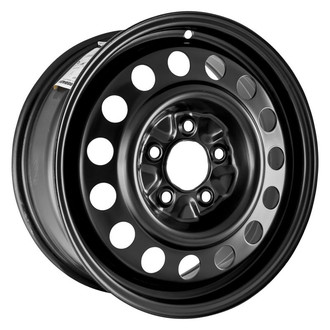 Factory Steel® - 15-Hole Black 14x5.5 Steel Factory Wheel