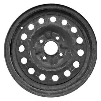 Factory Steel® - 15-Hole Black 15x6 Steel Factory Wheel