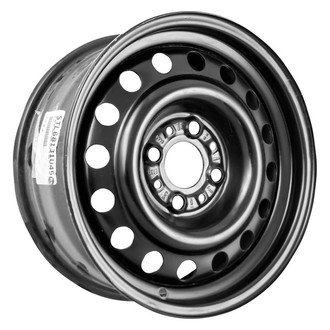Factory Steel® - 16-Hole Black 15x6 Steel Factory Wheel