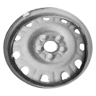 Factory Steel® - 11-Hole Silver 13x5 Steel Factory Wheel