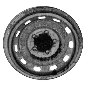 Factory Steel® - 11-Slot 13x5 Steel Factory Wheel