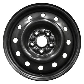 Factory Steel® - 12-Hole Black 14x5.5 Steel Factory Wheel