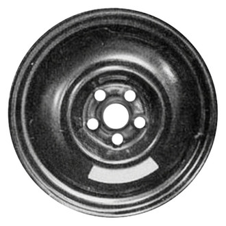 Factory Steel® - 4-Slot Black 16x4 Steel Factory Wheel