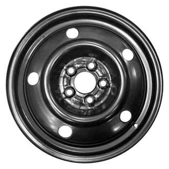 Factory Steel® - 5-Hole Black 15x6 Steel Factory Wheel