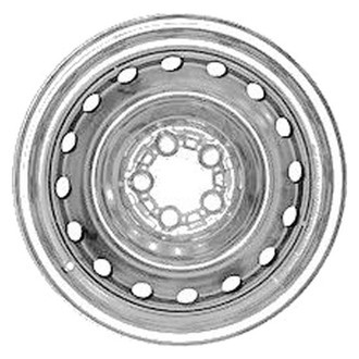 Factory Steel® - 16-Hole Silver 15x6 Steel Factory Wheel