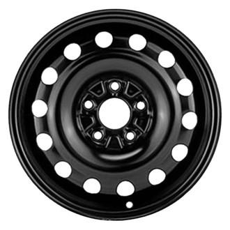 Factory Steel® - 14-Hole Black 16x6.5 Steel Factory Wheel