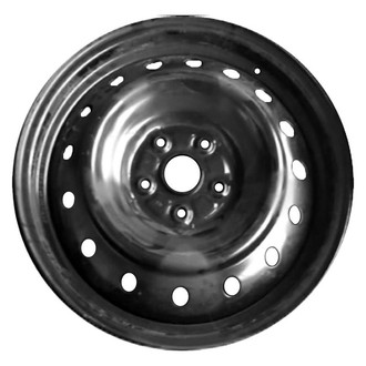 Factory Steel® - 16-Hole Black 17x7 Steel Factory Wheel