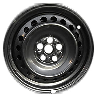 Factory Steel® - 20-Hole Black 16x6.5 Steel Factory Wheel