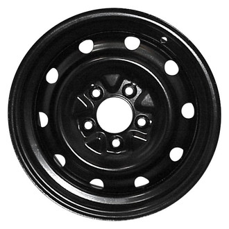 Factory Steel® - 10-Slot Silver 14x5.5 Steel Factory Wheel