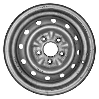 Factory Steel® - 12-Hole Silver 14x5 Steel Factory Wheel