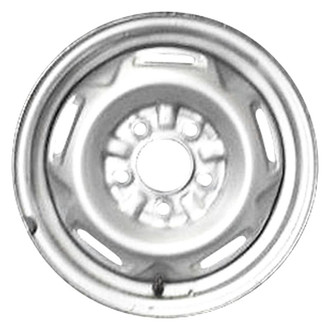 Factory Steel® - 5-Slot Silver 14x6 Steel Factory Wheel
