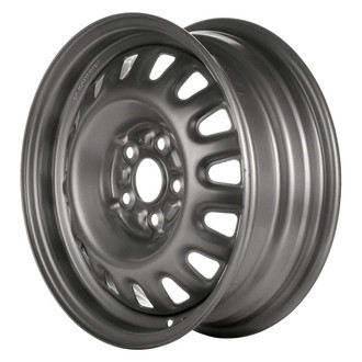 Factory Steel® - 15-Slot Silver 15x5.5 Steel Factory Wheel