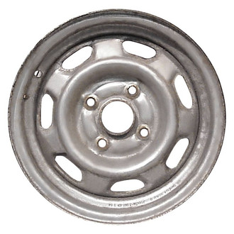 Factory Steel® - 7-Slot Silver 14x5.5 Steel Factory Wheel