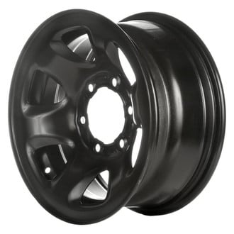 Factory Steel® - 6 I-Spoke Black 15x7 Steel Factory Wheel