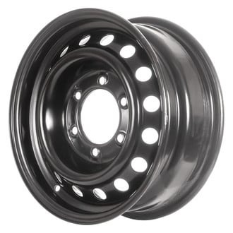 Factory Steel® - 16-Hole Black 15x6 Steel Factory Wheel