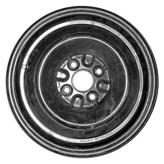 Factory Steel® - Black 14x4 Steel Factory Wheel