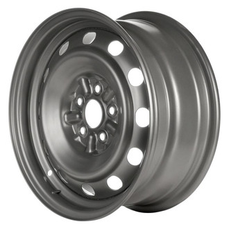 Factory Steel® - 12-Hole Silver 15x6.5 Steel Factory Wheel