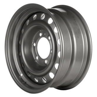 Factory Steel® - 16-Hole Silver 16x7 Steel Factory Wheel