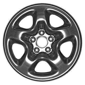Factory Steel® - 5-Spoke Silver 16x6.5 Steel Factory Wheel