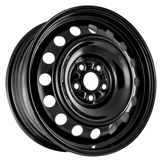 Factory Steel® - 16-Hole Black 15x6.5 Steel Factory Wheel