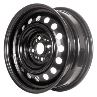 Factory Steel® - 16-Hole Black 15x6 Steel Factory Wheel