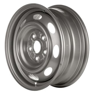 Factory Steel® - 8-Hole Silver 15x6 Steel Factory Wheel