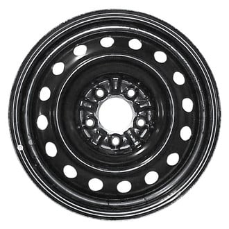 Factory Steel® - 16-Hole Black 16x6.5 Steel Factory Wheel