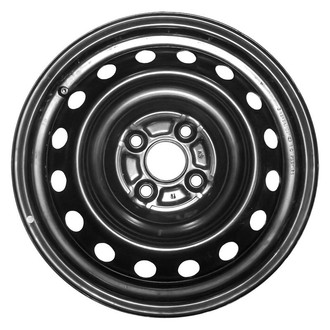 Factory Steel® - 16-Hole Black 15x5.5 Steel Factory Wheel