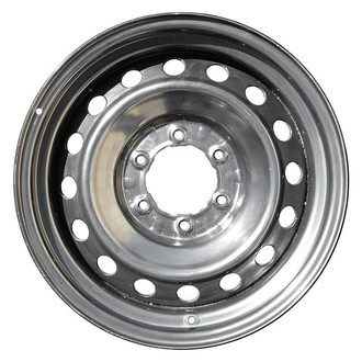 Factory Steel® - 16-Hole Black 17x7.5 Steel Factory Wheel