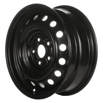 Factory Steel® - 16-Hole Black 16x6.5 Steel Factory Wheel