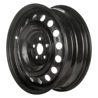 Factory Steel® - 16-Hole Black 16x6 Steel Factory Wheel