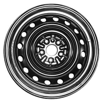 Factory Steel® - 16-Hole Black 16x6.5 Steel Factory Wheel