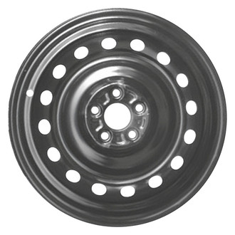 Factory Steel® - 16-Hole Black 16x6.5 Steel Factory Wheel