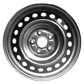 Factory Steel® - 20-Hole Black 16x6.5 Steel Factory Wheel