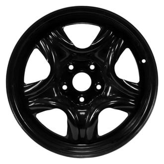 Factory Steel® - 5-Spoke Black 17x6.5 Steel Factory Wheel