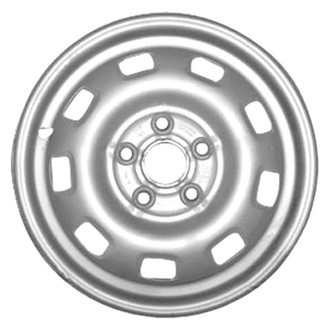 Factory Steel® - 9-Hole Silver 15x6 Steel Factory Wheel