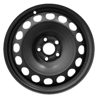 Factory Steel® - 16-Hole Black 16x6.5 Steel Factory Wheel