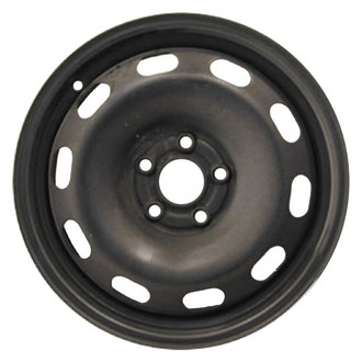 Factory Steel® - 10-Hole Black 15x6 Steel Factory Wheel