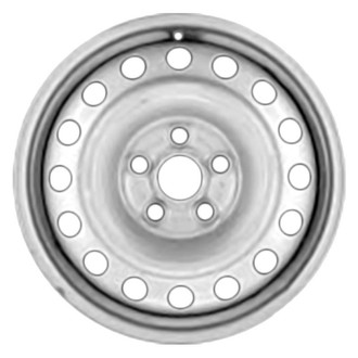 Factory Steel® - 16-Hole Black 16x6 Steel Factory Wheel