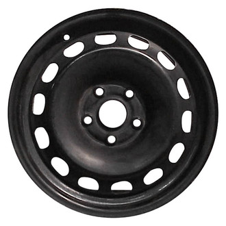 Factory Steel® - 14-Hole Black 16x7 Steel Factory Wheel