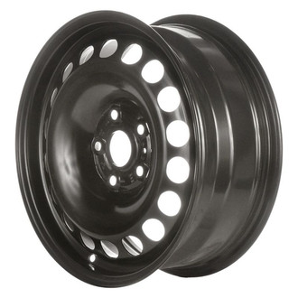 Factory Steel® - 18-Hole Black 16x6.5 Steel Factory Wheel