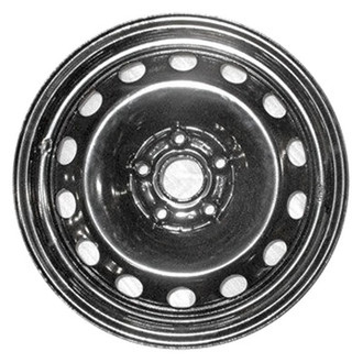 Factory Steel® - 14-Hole Black 16x3.5 Steel Factory Wheel