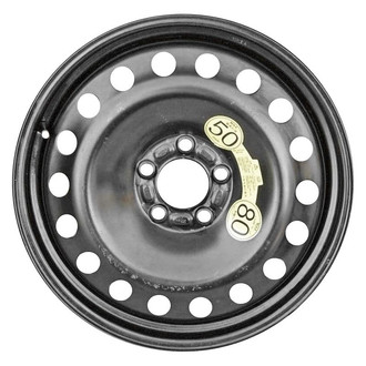 Factory Steel® - 18-Hole Black 17x4 Steel Factory Wheel