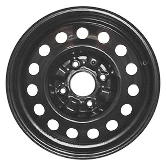 Factory Steel® - 15-Hole Black 15x5.5 Steel Factory Wheel