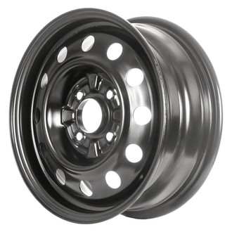 Factory Steel® - 12-Hole Black 15x6 Steel Factory Wheel