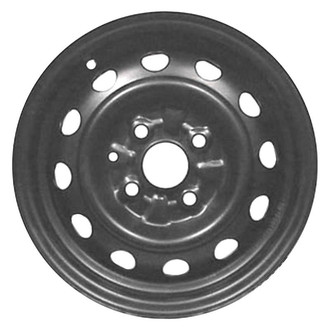 Factory Steel® - 12-Hole Black 13x5 Steel Factory Wheel