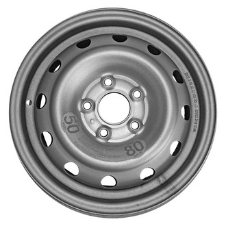 Factory Steel® - 12-Hole Black 15x4 Steel Factory Wheel