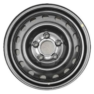 Factory Steel® - 15-Hole Black 15x6 Steel Factory Wheel